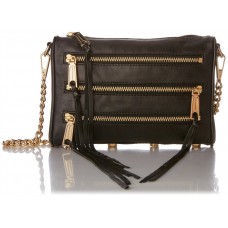 Ms. Rebecca Minkoff black leather shoulder bag