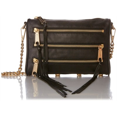 Ms. Rebecca Minkoff black leather shoulder bag