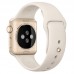 Apple Watch Sport Smart Watch (38 mm aluminum metal case with a gold antique white sport strap MLCJ2CH / A)