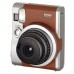 Fuji (FUJIFILM) Fun odd (checky) instax mini90 camera elegant retro brown silver