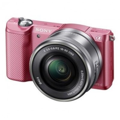 Sony (SONY) ILCE-5000L micro mirror alone kit pink (16-50mm lens a5000L / α5000)