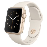 Apple Watch Sport Smart Watch (38 mm aluminum metal case wit ...